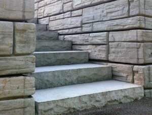 precast natural stone steps