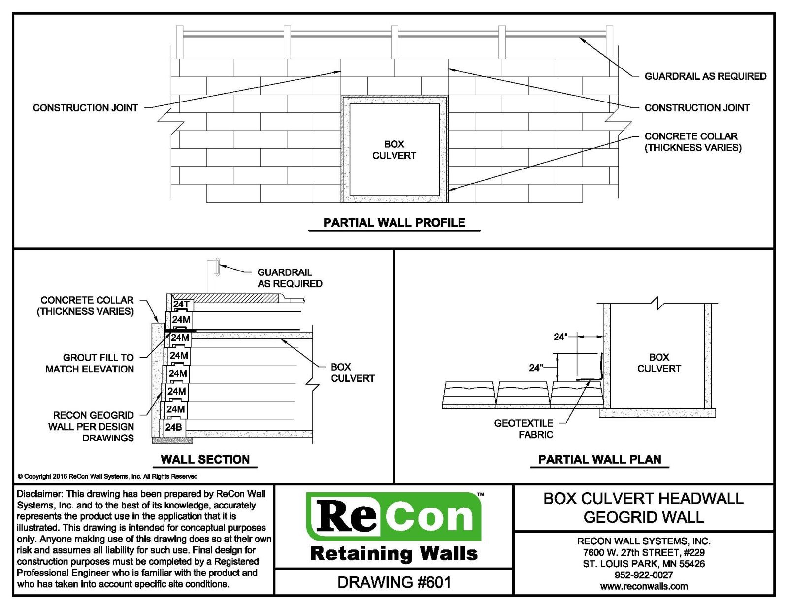 Resources- ReCon Walls